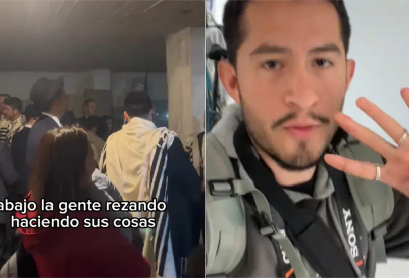 Mexicano revela cómo son los refugios antibombas de Israel Mexicano revela cómo son los refugios antibombas de Israel