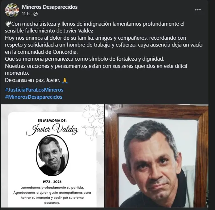 Hallan restos de dos mineros desaparecidos en Concordia Especial