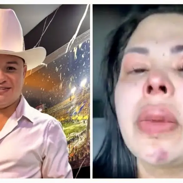 Esposa de Rafa Gonz&aacute;lez, vocalista de Los Recoditos, lo acusa de violencia