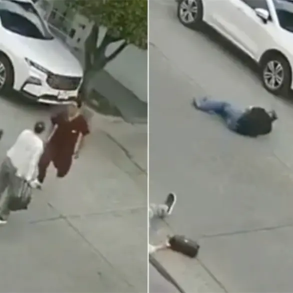 M&eacute;dico golpea brutalmente a pareja de adultos mayores por pedirle que moviera su coche