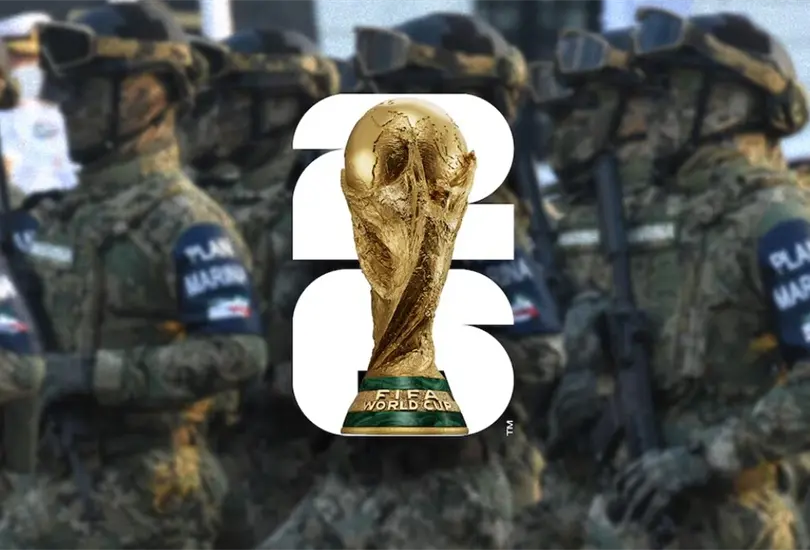 M&eacute;xico activa el Plan Kukulc&aacute;n con anillos de seguridad y vigilancia a&eacute;rea en las tres sedes del Mundial 2026.