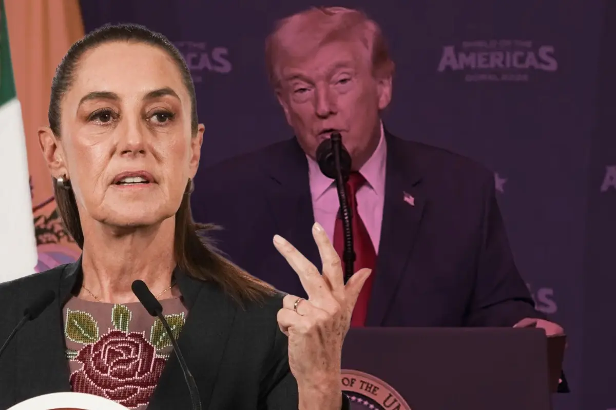  Sheinbaum responde a Trump tras acusaciones sobre cárteles 