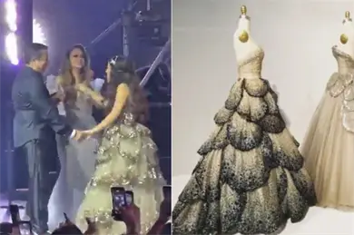 &iquest;Un vestido inspirado en Dior? La prenda de la quincea&ntilde;era Mafer que tambi&eacute;n se volvi&oacute; viral