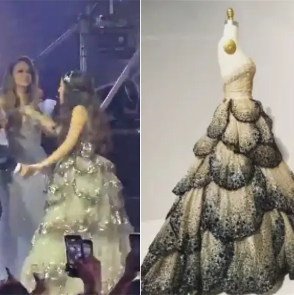 &iquest;Un vestido inspirado en Dior? La prenda de la quincea&ntilde;era Mafer que tambi&eacute;n se volvi&oacute; viral