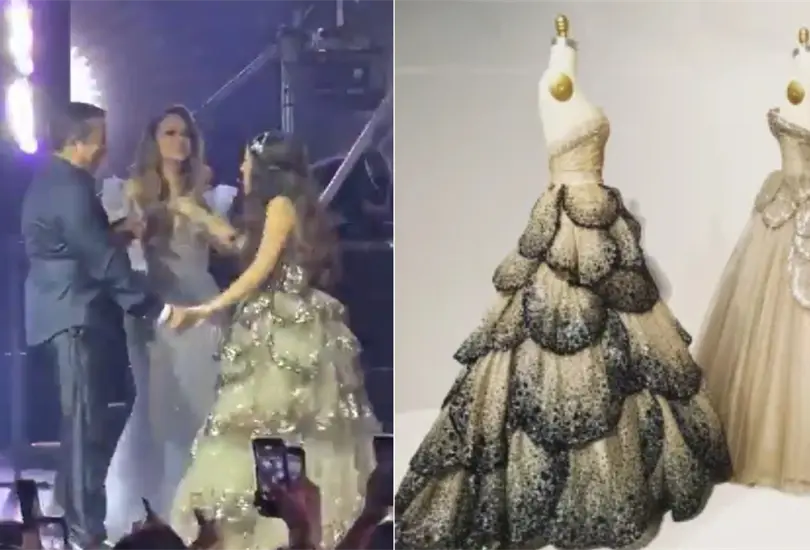 &iquest;Un vestido inspirado en Dior? La prenda de la quincea&ntilde;era Mafer que tambi&eacute;n se volvi&oacute; viral