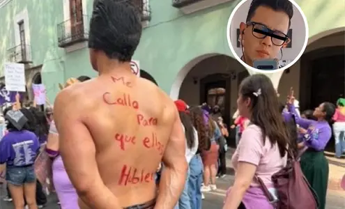 Identifican al deudor alimentario que particip&oacute; y fue exhibido en la marcha del 8M