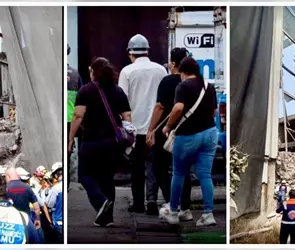 Familias esperan entrega de cuerpos tras derrumbe en obra de demolici&oacute;n en Cuauht&eacute;moc