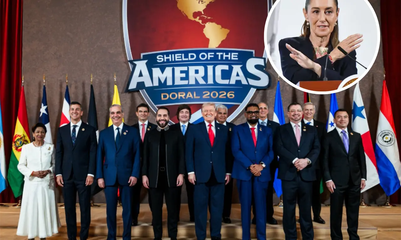  El "Escudo de las Américas” es una estrategia regional de seguridad impulsada por Trump para combatir a los cárteles del narcotráfico en el continente. 