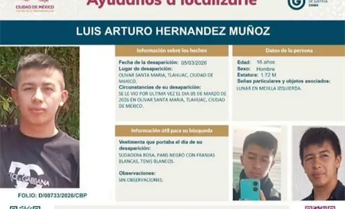 Luis Arturo entr&oacute; al Metro Tl&aacute;huac y desapareci&oacute;; familiares denuncian retrasos en la investigaci&oacute;n