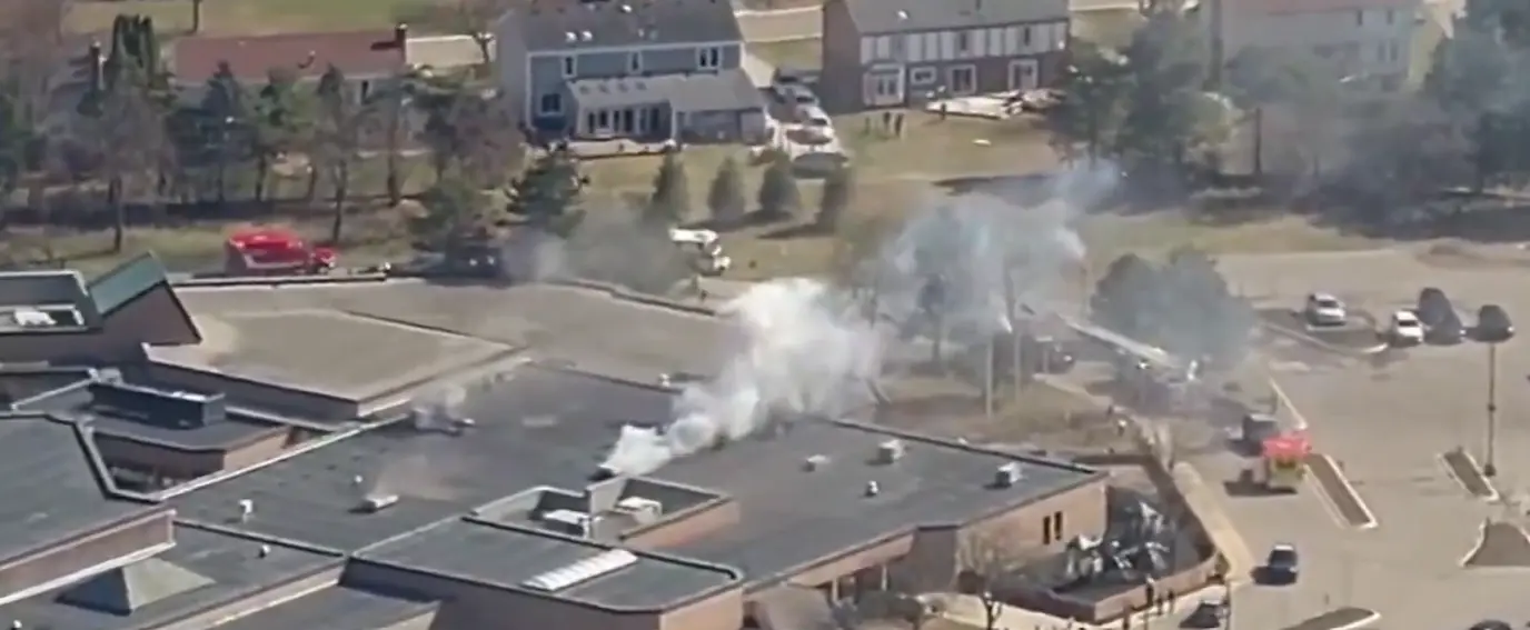  Las imágenes del caos en Michigan. 