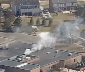 Terror en Michigan: im&aacute;genes impactantes del tirador activo y el incendio en una sinagoga