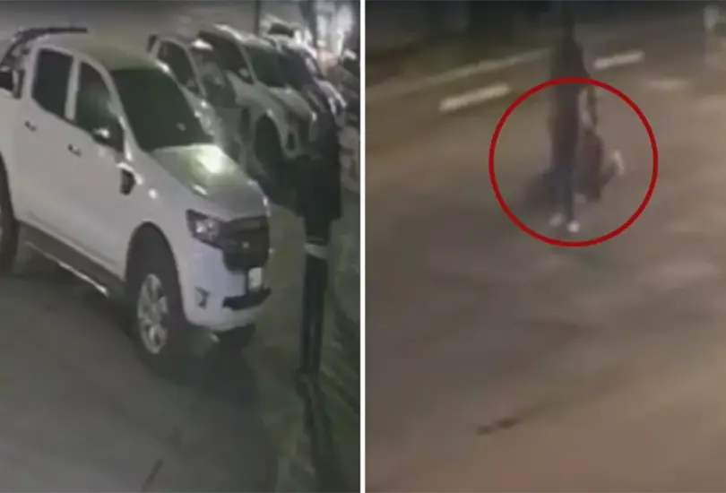 As&iacute; fue el momento en que un delincuente bale&oacute; a un adulto mayor tras intentar impedir el robo de su camioneta.