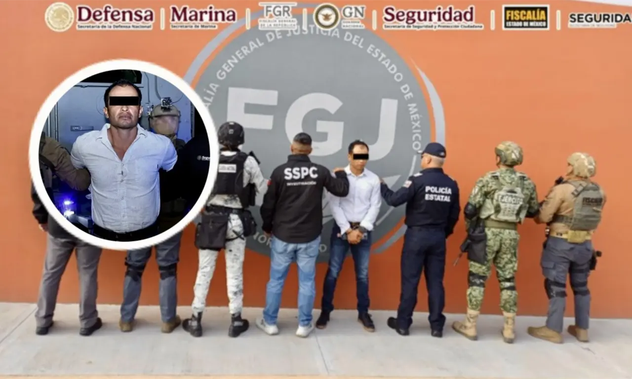  Detienen a “Callejas”, presunto extorsionador que era objetivo prioritario del Edomex 