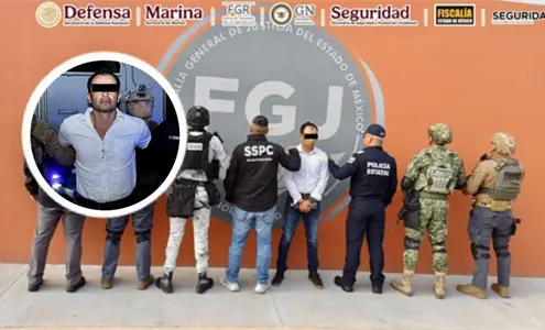 Detienen a "Callejas", presunto extorsionador que era objetivo prioritario del Edomex 