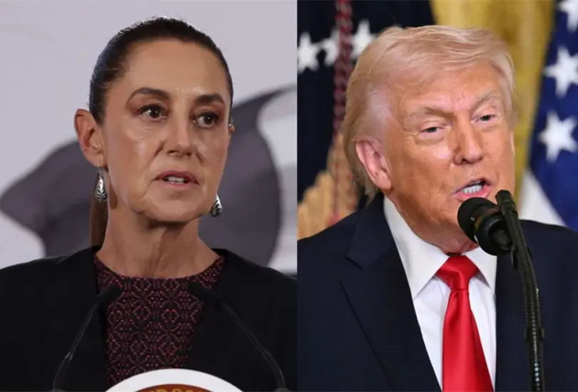 Trump y Sheinbaum intercambian cr&iacute;ticas sobre c&aacute;rteles; M&eacute;xico defiende su soberan&iacute;a.