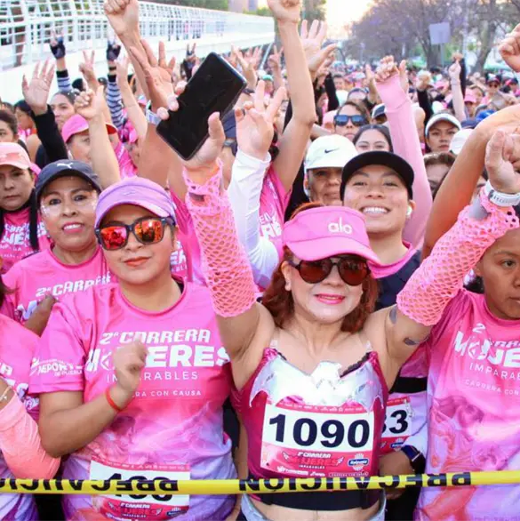 Carrera Mujeres Imparables 2026 re&uacute;ne a 3 mil participantes en Puebla