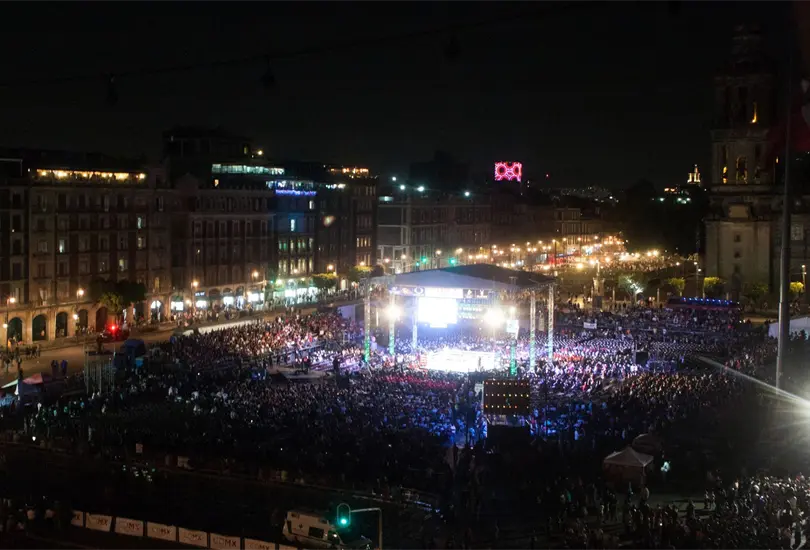 La plancha del Zócalo volverá a transformarse en una enorme pista donde miles de personas podrán bailar.