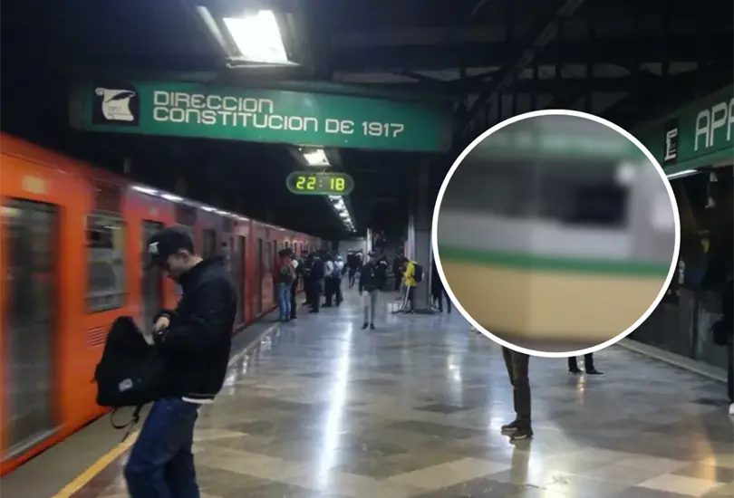 Captan a jefe de subestaci&oacute;n del Metro usando cub&iacute;culo como "cuarto de hotel".
