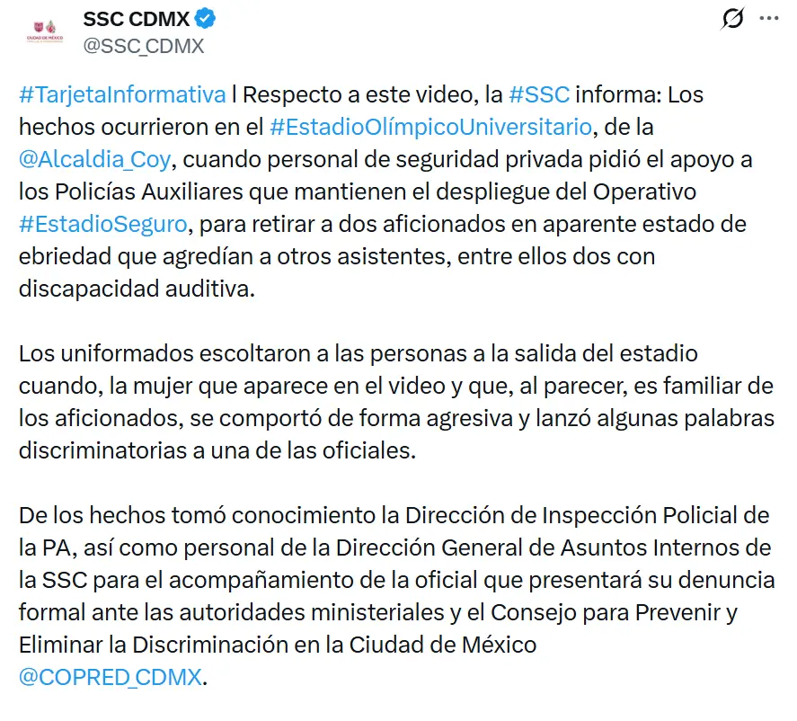SSC CDMX 