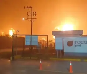 Tragedia en Dos Bocas: mueren cinco personas tras explosi&oacute;n e incendio en la refiner&iacute;a Olmeca