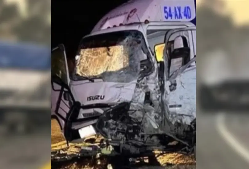 Identifican al conductor de tractocamión contra el que chocó Diego Osuna.