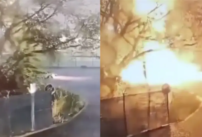 Im&aacute;genes in&eacute;ditas muestran el instante en que se desat&oacute; el incendio en la refiner&iacute;a Olmeca.