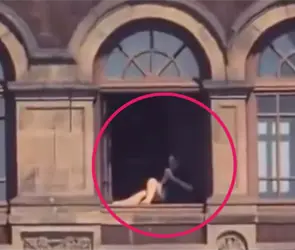 La verdad detr&aacute;s del video de la mujer bronce&aacute;ndose las piernas en Palacio Nacional 