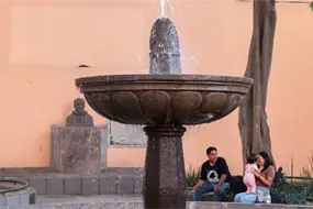 As&iacute; qued&oacute; la fuente del Parque Gutierre de Cetina en Puebla tras ser renovada