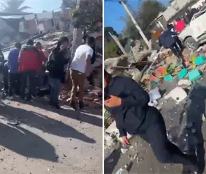 "Tron&oacute; un tanque de gas, amor": Fuerte explosi&oacute;n sacude Coacalco y derriba viviendas