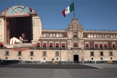 Difunden nuevo video de la mujer tomando el sol en Palacio Nacional Difunden nuevo video de la mujer tomando el sol en Palacio Nacional
