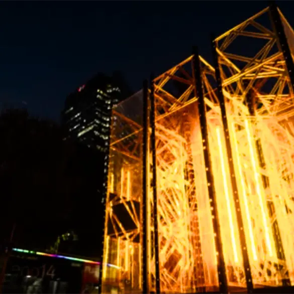 Filux 2026: Regresa el recorrido de esculturas de luz a Reforma