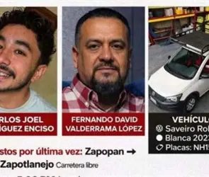 Carlos y Fernando desaparecieron mientras entregaban un brincol&iacute;n en Tlaquepaque