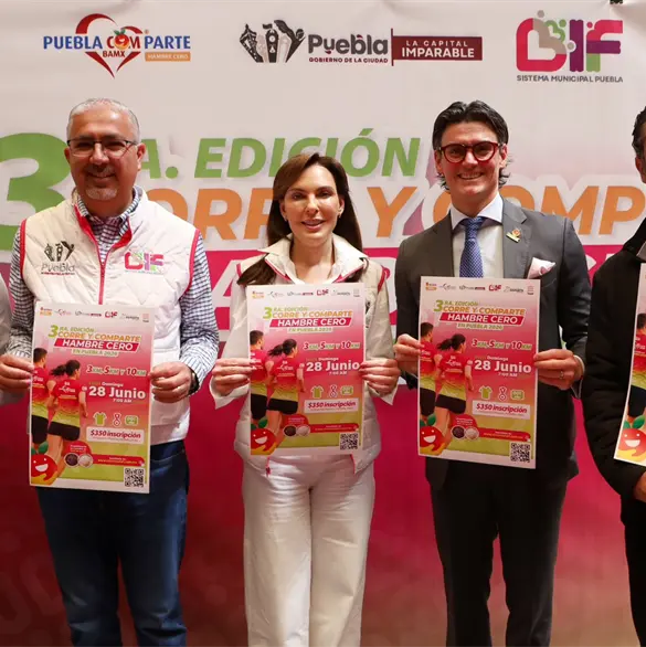 Carrera "Corre y Comparte 2026" en Puebla: así puedes participar Carrera "Corre y Comparte 2026" en Puebla: así puedes participar