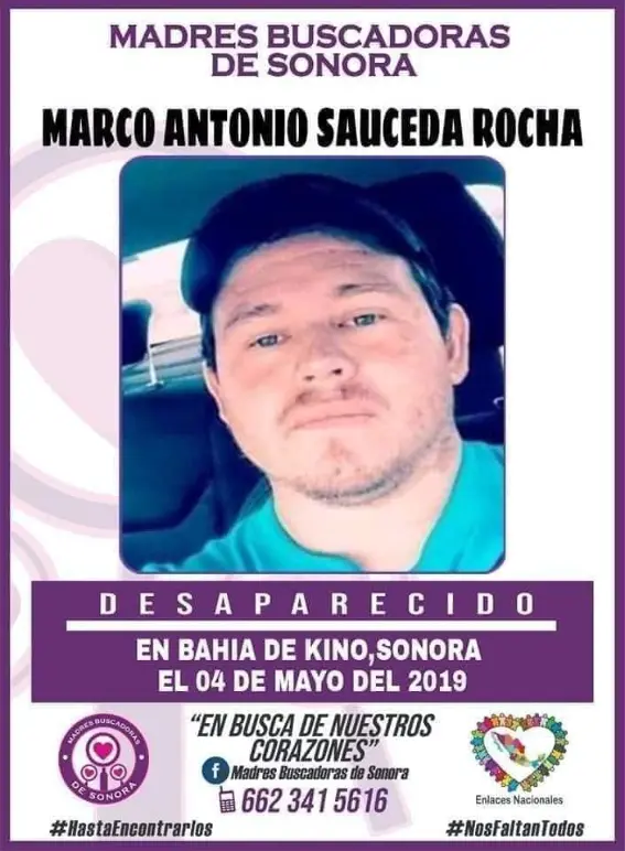 El día de su desaparición vestía pantalón negro de mezclilla, camiseta guinda y zapatos negros. X.