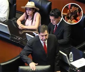 Filtran video de Noro&ntilde;a gritando "Mor&oacute;n" a Grecia Quiroz en visita al Senado