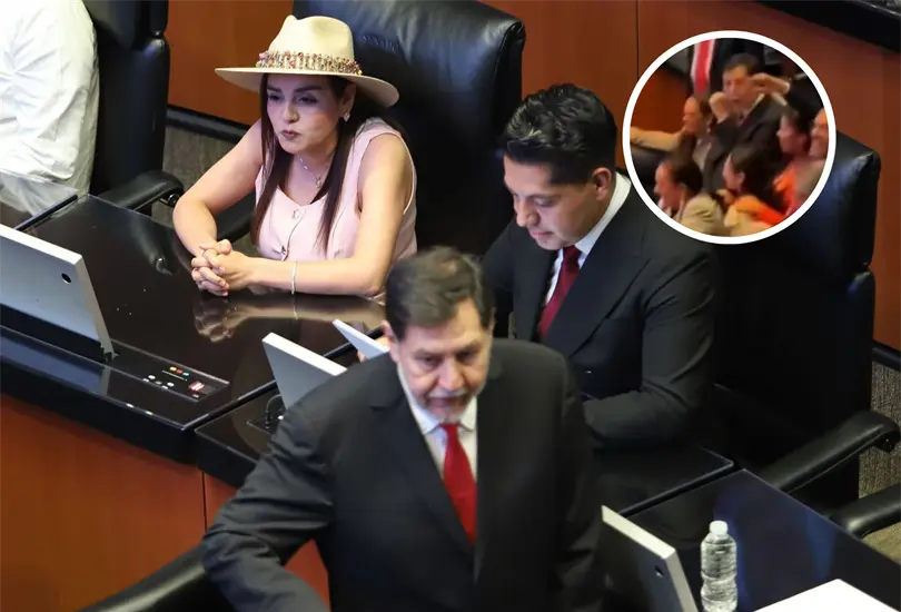 Captan en video momento en el que Noro&ntilde;a grita Mor&oacute;n a Grecia Quiroz.