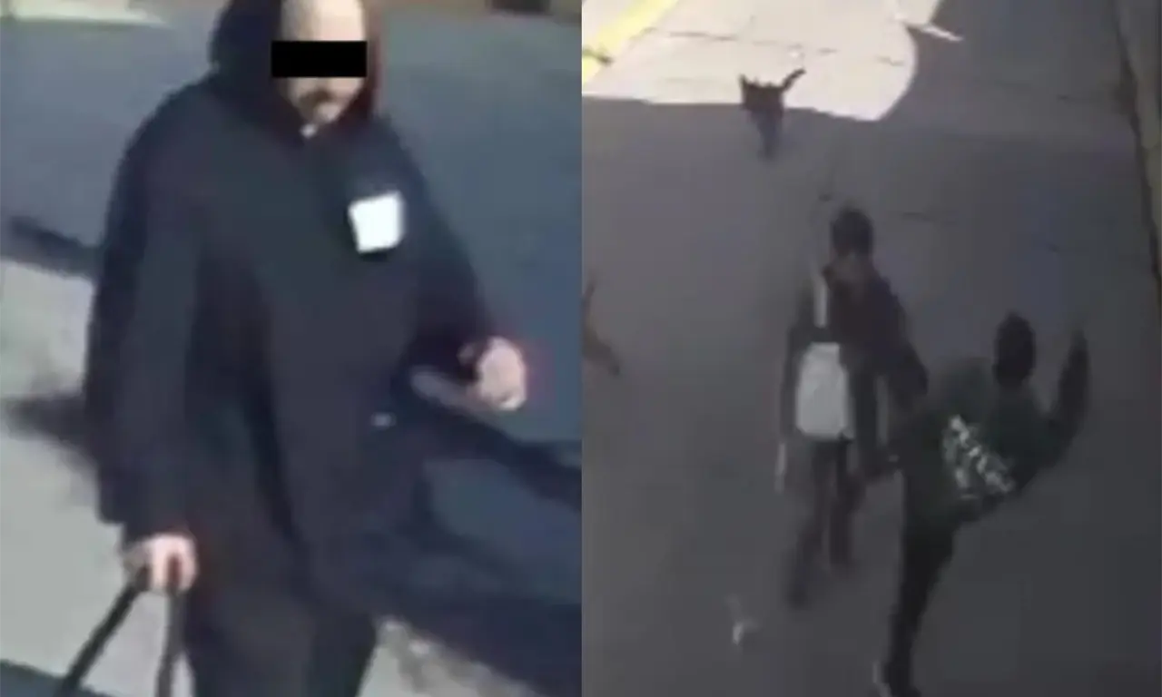  Vecinos difundieron el video de un sujeto que golpea a un menor con autismo en Pachuca. 