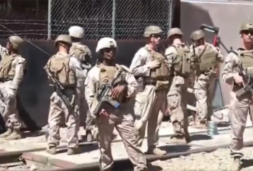 Ocho militares estadounidenses fueron captados dentro de M&eacute;xico mientras realizaban trabajos en el cerco fronterizo.