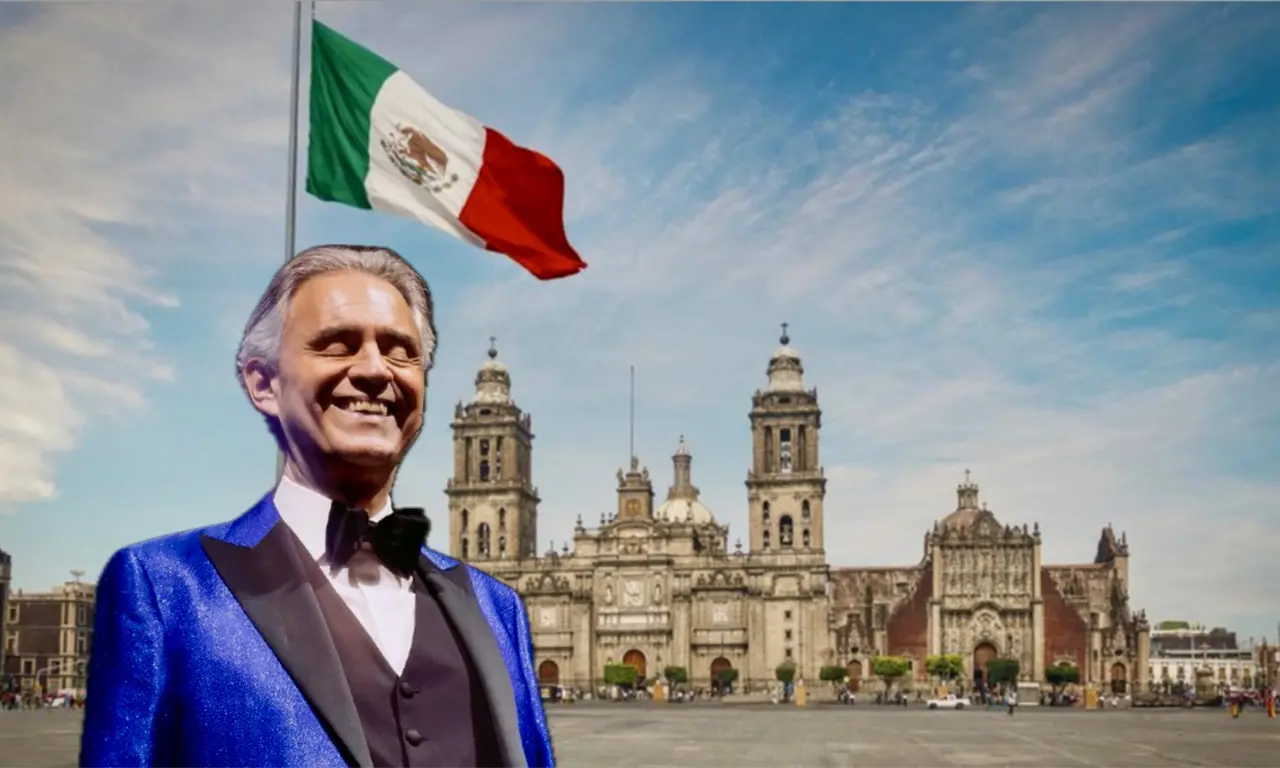  Andrea Bocelli dará concierto GRATIS en el Zócalo CDMX: fecha y detalles 