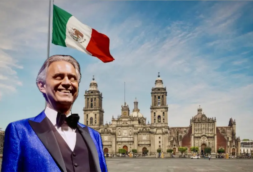 Andrea Bocelli dará concierto GRATIS en el Zócalo CDMX: fecha y detalles Andrea Bocelli dará concierto GRATIS en el Zócalo CDMX: fecha y detalles
