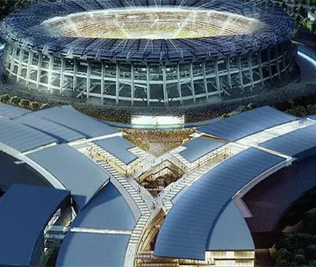 Nos necesitan: El PRI comparte im&aacute;genes de c&oacute;mo hubiera remodelado el Estadio Azteca si estuviera en el poder