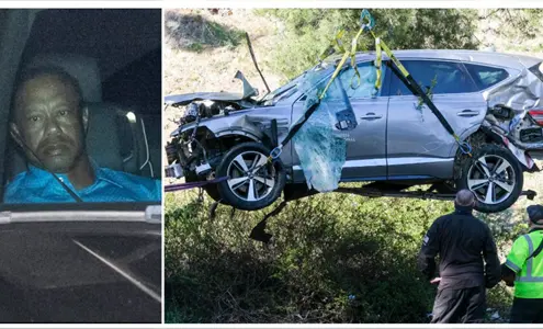 Arrestan a Tiger Woods tras volcadura en Florida; investigan si conducía alcoholizado Arrestan a Tiger Woods tras volcadura en Florida; investigan si conducía alcoholizado