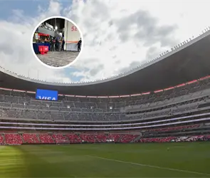 Tragedia en el Azteca: difunden video del aficionado que muri&oacute; en la reinauguraci&oacute;n tras caer de un palco