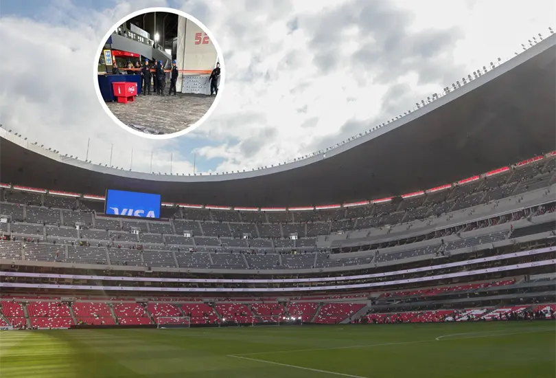 Aficionado muere en reinauguración del Azteca. Aficionado muere en reinauguración del Azteca.