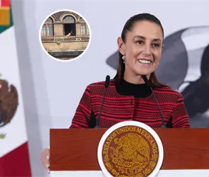No era IA: As&iacute; confirm&oacute; Sheinbaum que mujer s&iacute; se asole&oacute; en Palacio Nacional