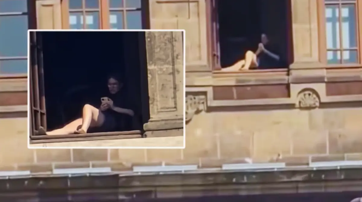  La mujer captada tomando el sol en Palacio Nacional ya fue sancionada; esto sabemos. 