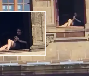 &iquest;Cu&aacute;l ser&aacute; la sanci&oacute;n de la mujer que fue captada tomando el sol en Palacio Nacional?