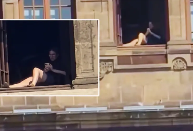 La mujer captada tomando el sol en Palacio Nacional ya fue sancionada; esto sabemos. La mujer captada tomando el sol en Palacio Nacional ya fue sancionada; esto sabemos.