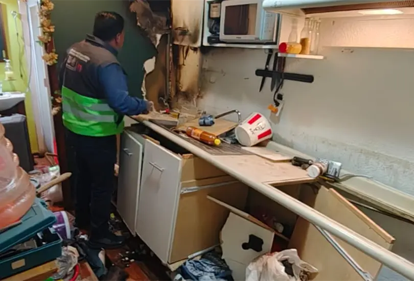 El departamento donde se origin&oacute; la explosi&oacute;n.