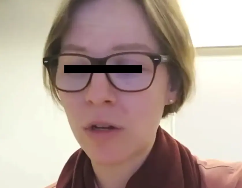 Florencia Franco sería la mujer que aparece en el video. Especial.